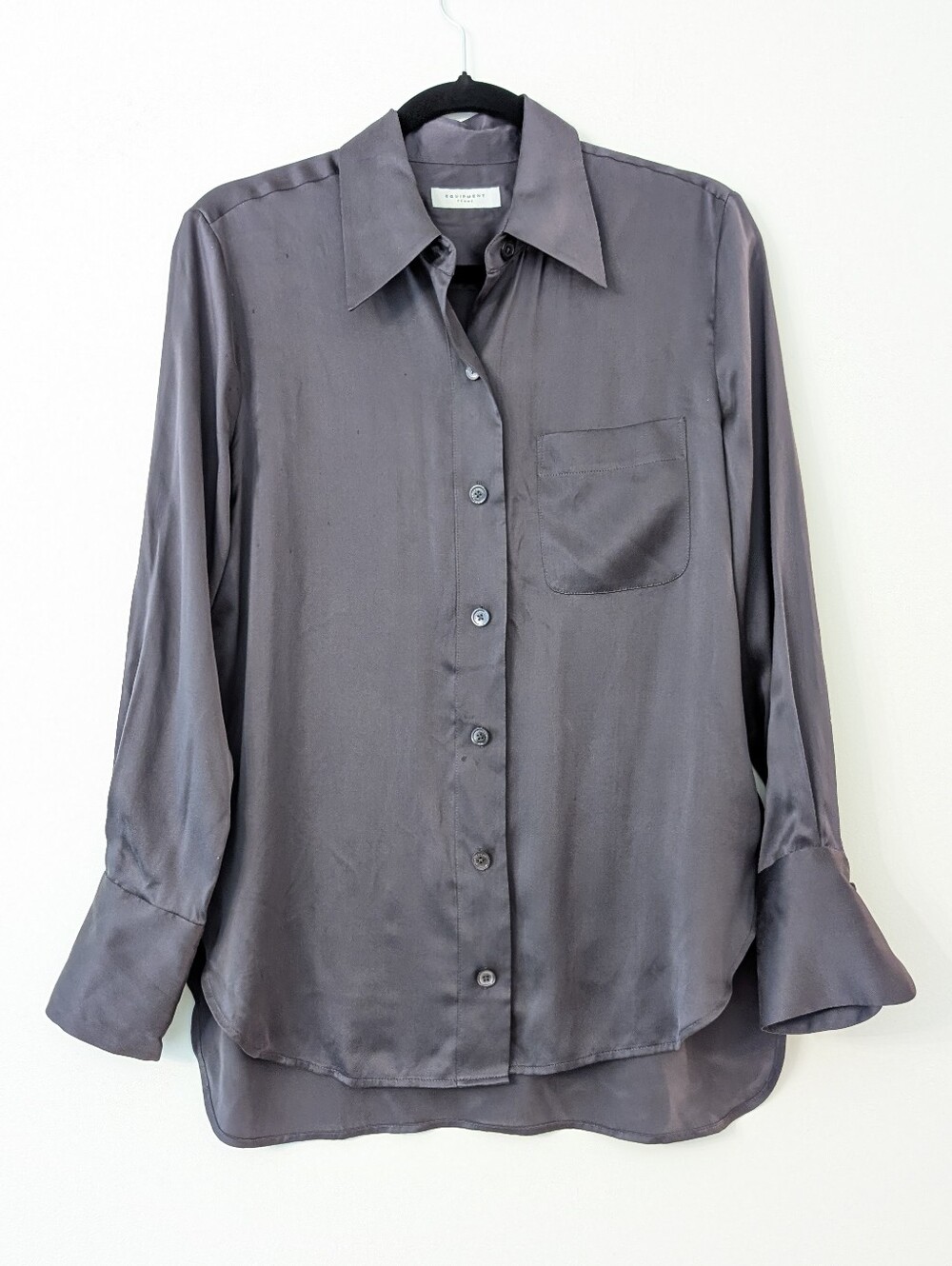 Equipment 100% silk button down shirt